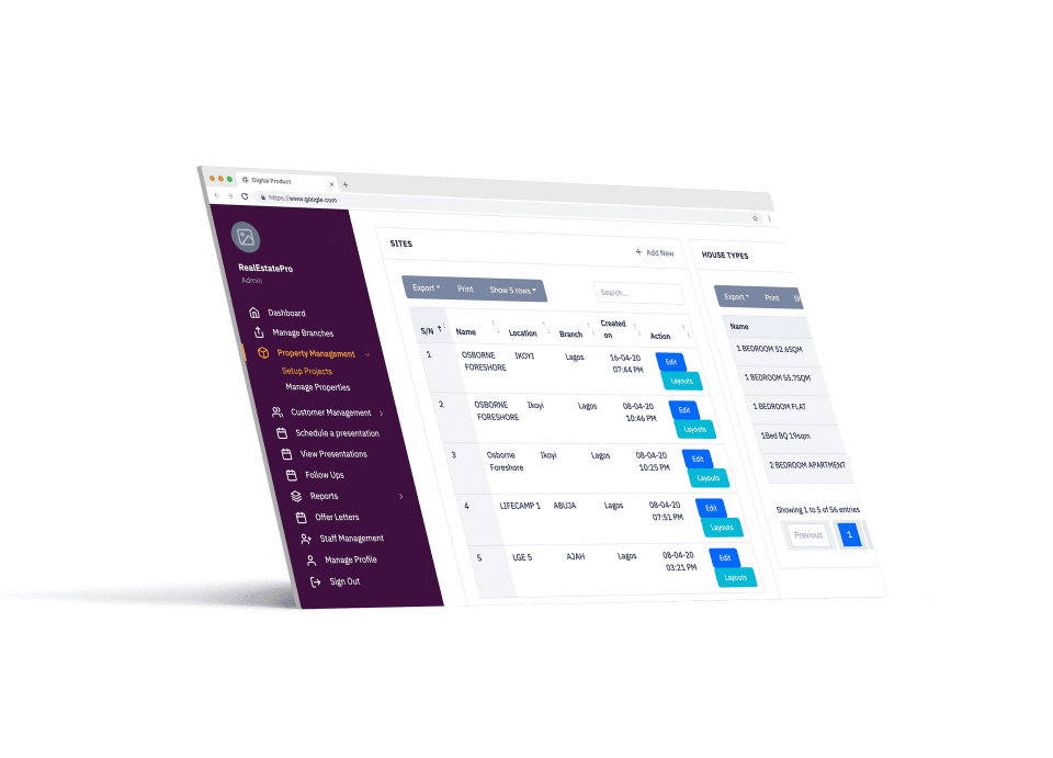 Property Management Dashboard